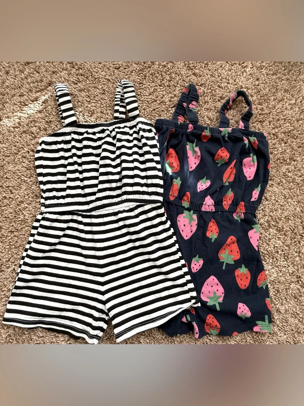 Bundle of 2 Old Navy Girls Rompers Size 4T